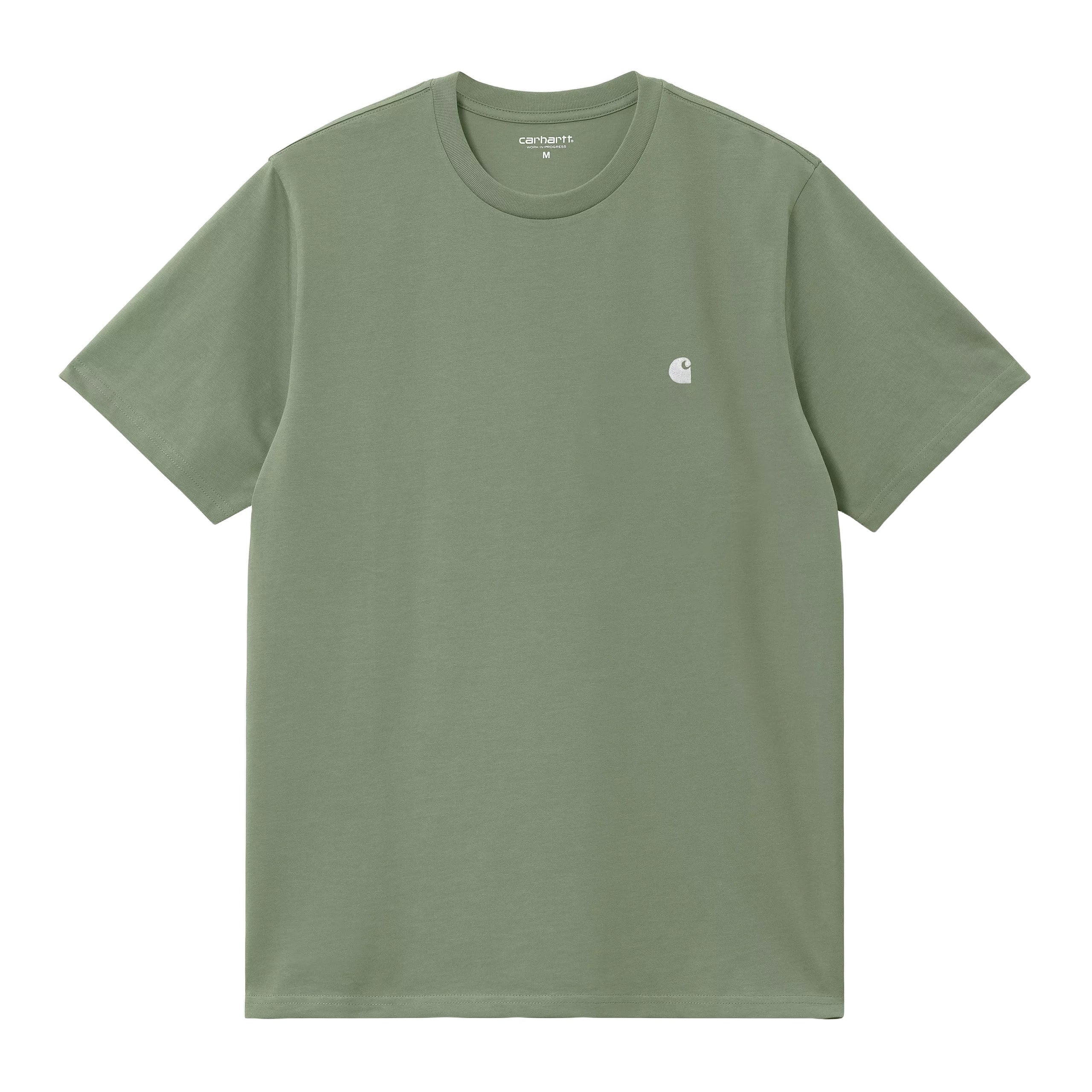 CARHARTT WIP｜ (Madison T-Shirt (I033000 22XXX)) Carhartt Wip Madison Men's Short Sleeve T-Shirt in Green