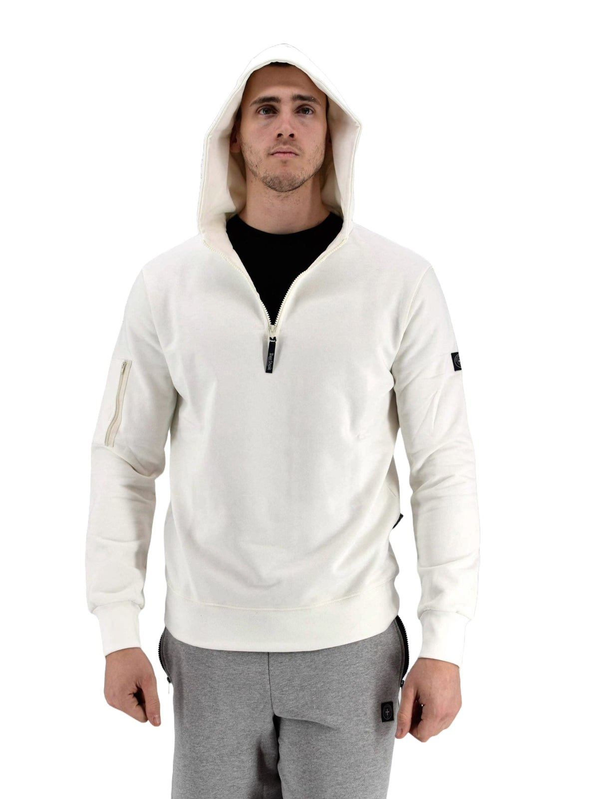 Three-Stroke Men's Urban Ghost Ivory Sweatshirt