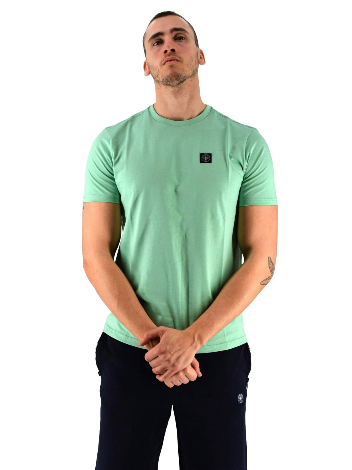 Three Stroke Men's T-Shirt Minimum Green