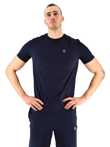 Three-Stroke Men's T-Shirt Minimum Blue