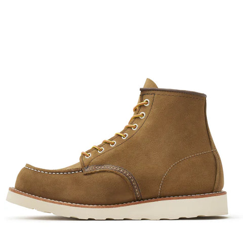 Red Wing Herren Stiefeletten Classic Moc Wildleder Grün