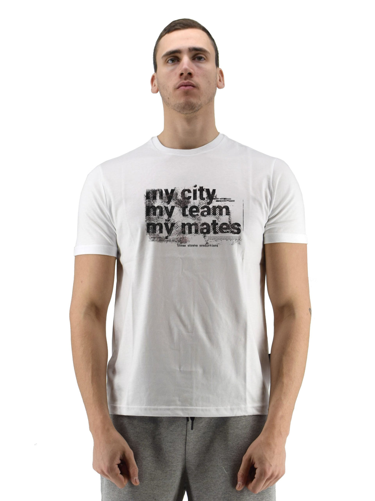 Three-Stroke Men's T-Shirt My City White