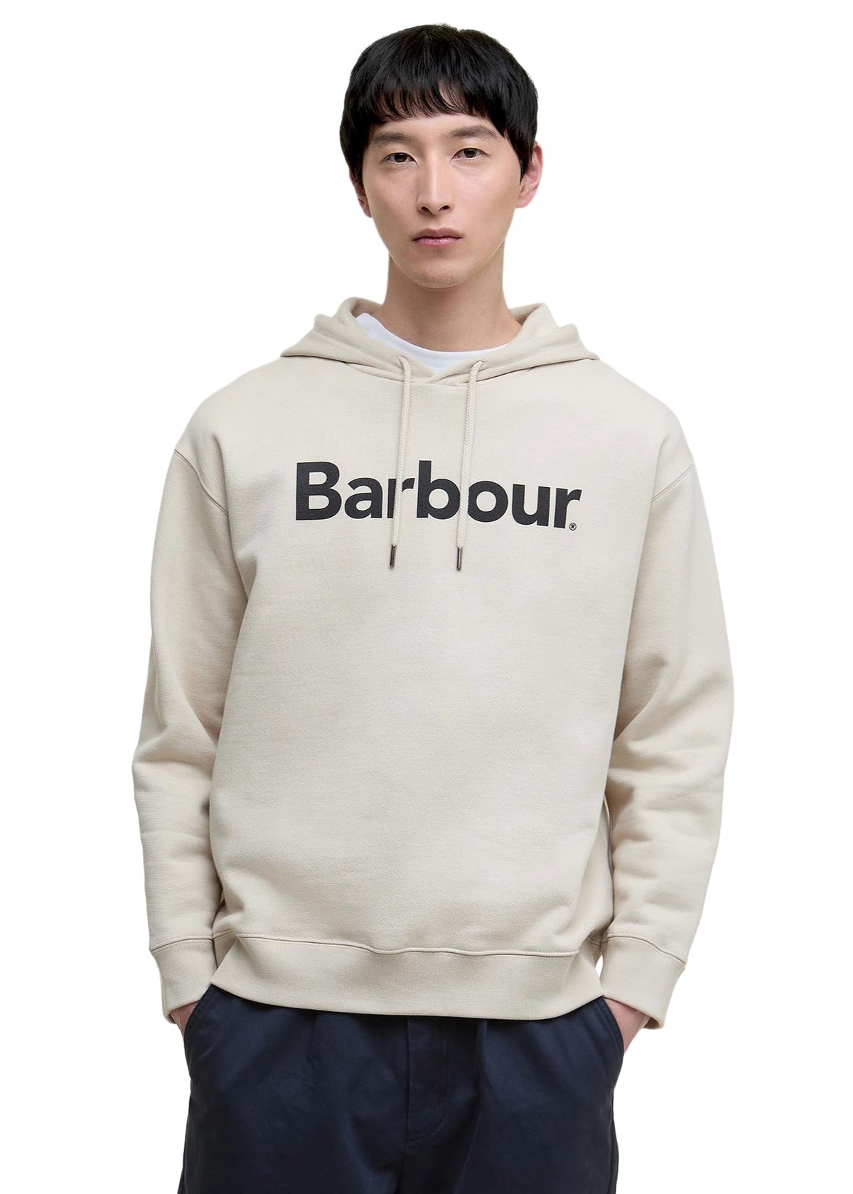 Barbour Felpa da uomo con cappuccio Brushed Nicholas