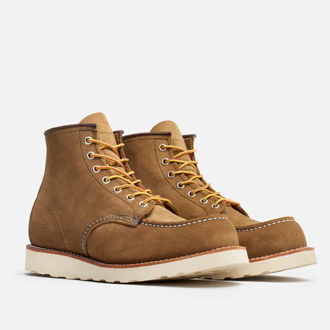 Red Wing Herren Stiefeletten Classic Moc Wildleder Grün