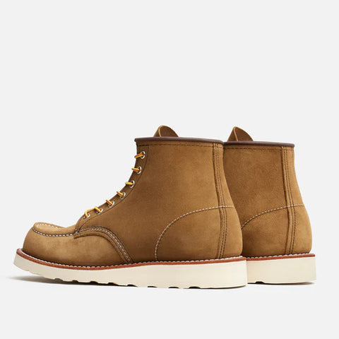 Red Wing Herren Stiefeletten Classic Moc Wildleder Grün