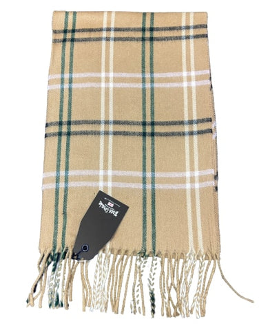 Three-Stroke Vidar Scarf 052-AW23-BEG