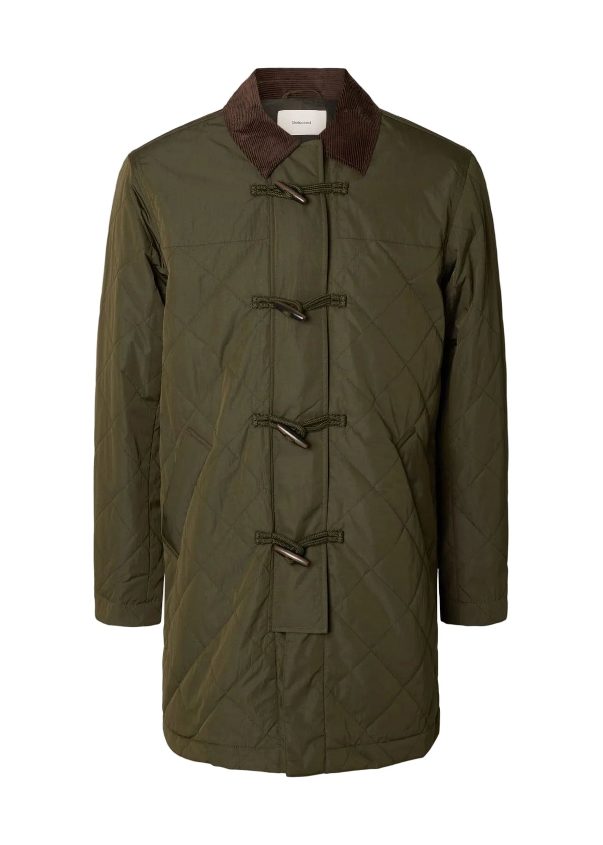 Selected Giacca da uomo Montgomery verde