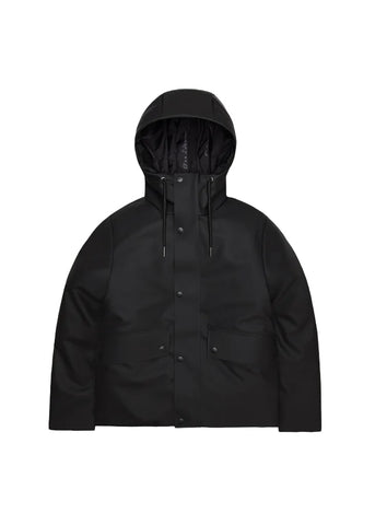 Rains Giacca impermaeabile corta da donna Nome Short Parka nera