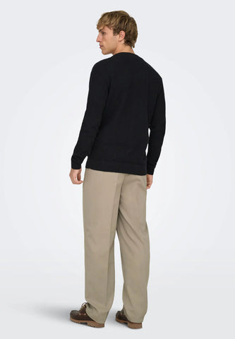 Only & Sons Pantalone comodo da uomo Miro beige