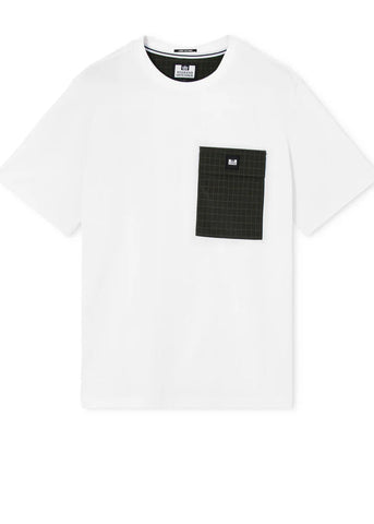 Weekend Offender T-Shirt da uomo manica corta Stiniva bianca