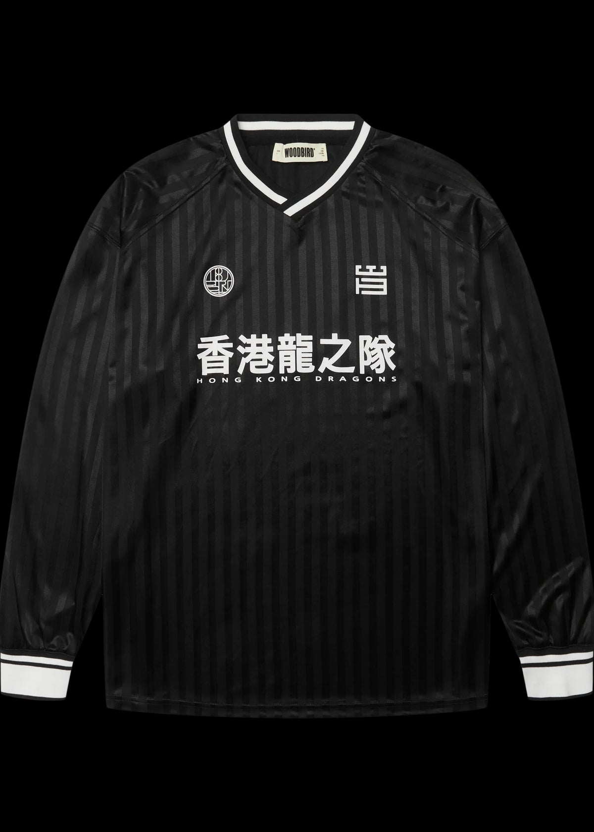 Woodbird Maglia da calcio da uomo Joels Club nera