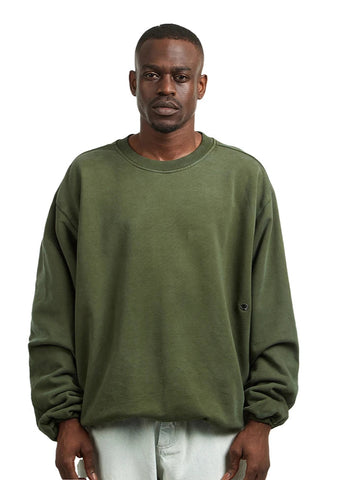 New Amsterdam Felpa girocollo da uomo Inflatable verde