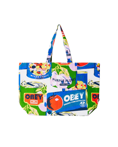 Obey Multi Cans gemusterte Damen-Strandtasche