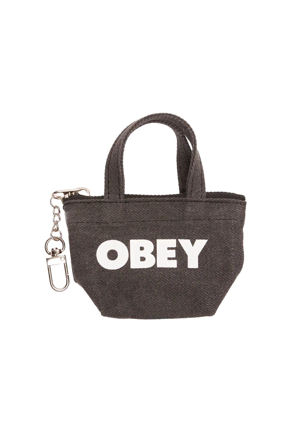 Obey Portachiavi Pigment Totebag Nera