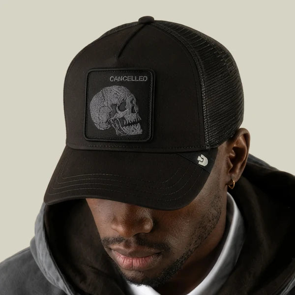 Goorin Bros Cappellino unisex Tonal Skull nero