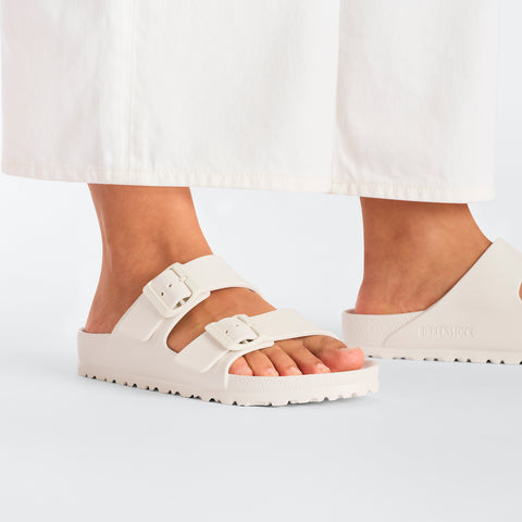 Birkenstock Sandalo in gomma  Donna Arizona Eva (Calzata stretta) Panna