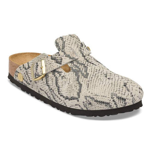 Birkenstock Sandalo da donna Boston Rivet Logo