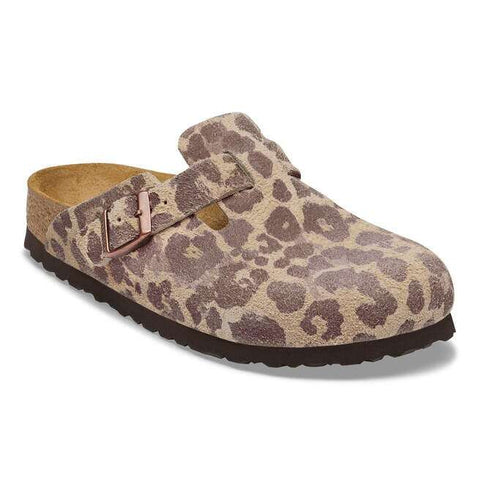 Birkenstock Sandalo da donna in pelle scamosciata Boston