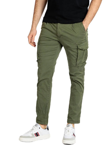 Lyle &amp; Scott Men's Cargo Pants with Pockets Army Green