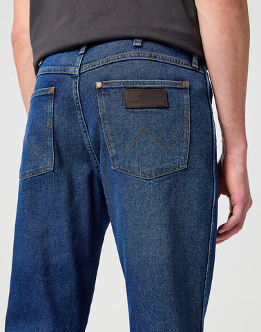 Wrangler Jeans Uomo Stretch Larston blu