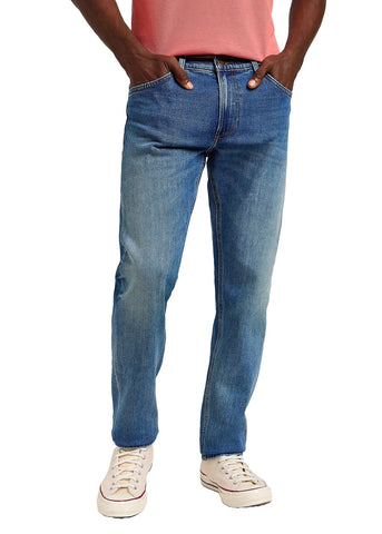 Lee Legendary Jeans Uomo Vestibilità Comoda - Taglio Dritto, Cotone Elasticizzato, Colore Orizzonte, 31W X 34L
