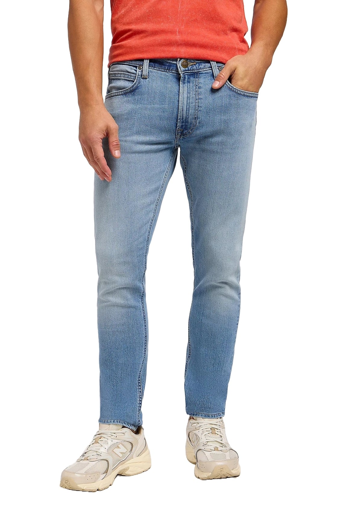 Lee Jeans da Uomo stretch Luke Blu chiaro