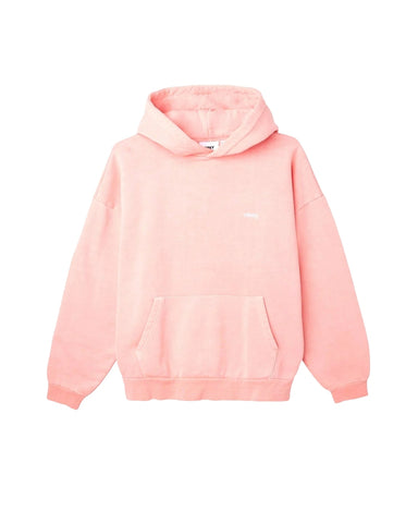 Obey Men's Hooded Sweatshirt Lowercase Pigment Pink