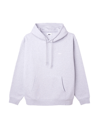 Obey Felpa da uomo con cappuccio Est Works Bold grigio chiara