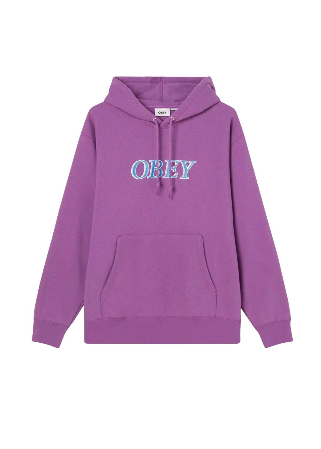 Obey Felpa con cappuccio da uomo Rhythm Viola