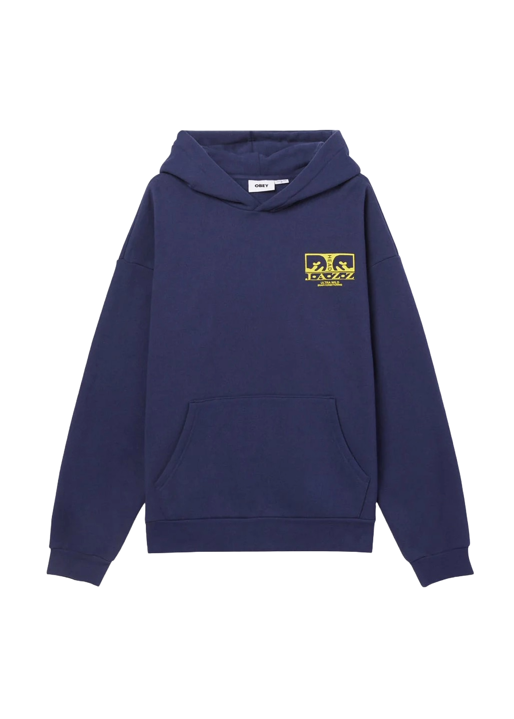 Obey Felpa con cappuccio da uomo  Jazz Head Blu