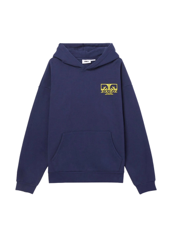 Obey Felpa con cappuccio da uomo  Jazz Head Blu