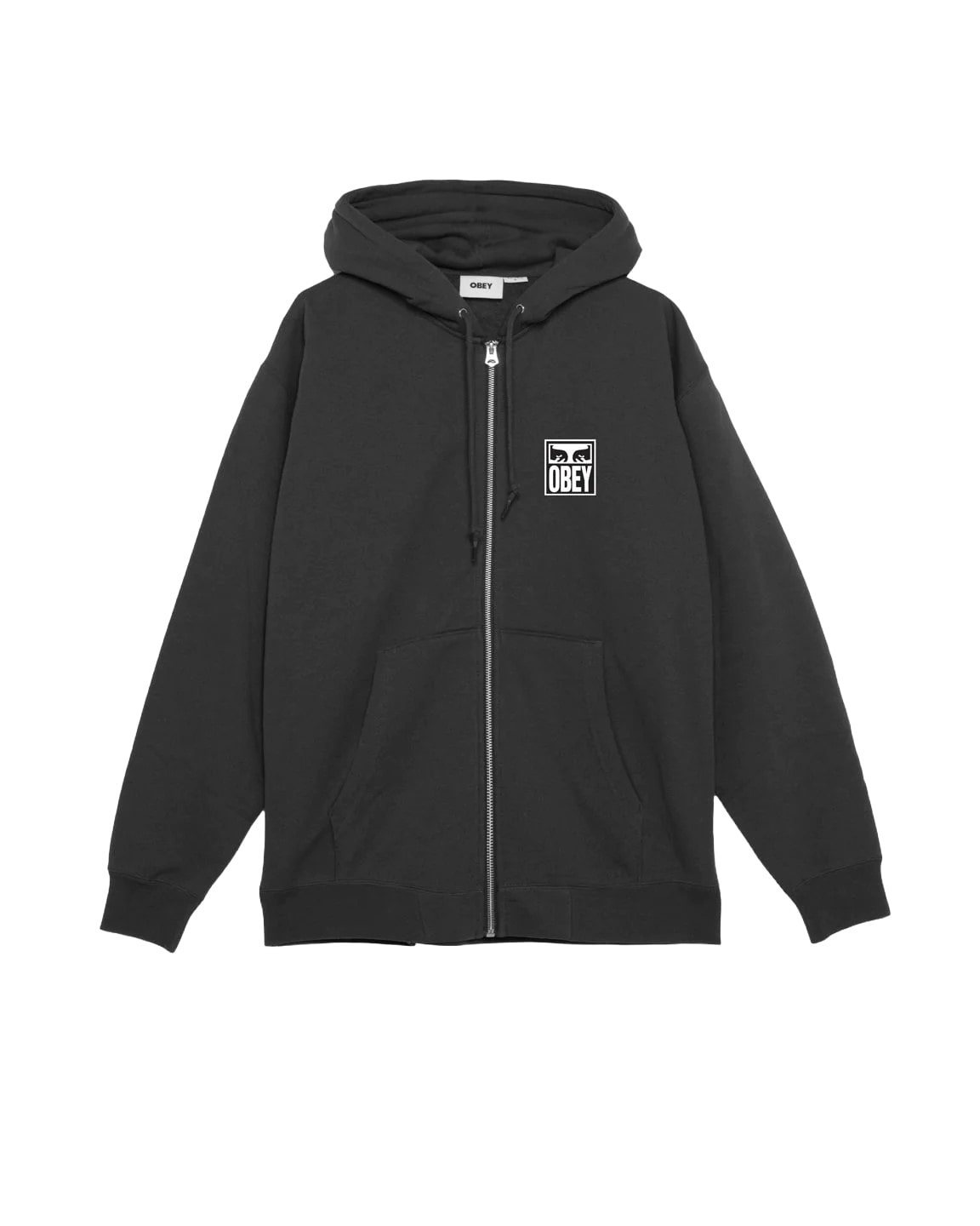 Obey Men's sweatshirt with zip and hood Eyes Icon 2 Box Fit