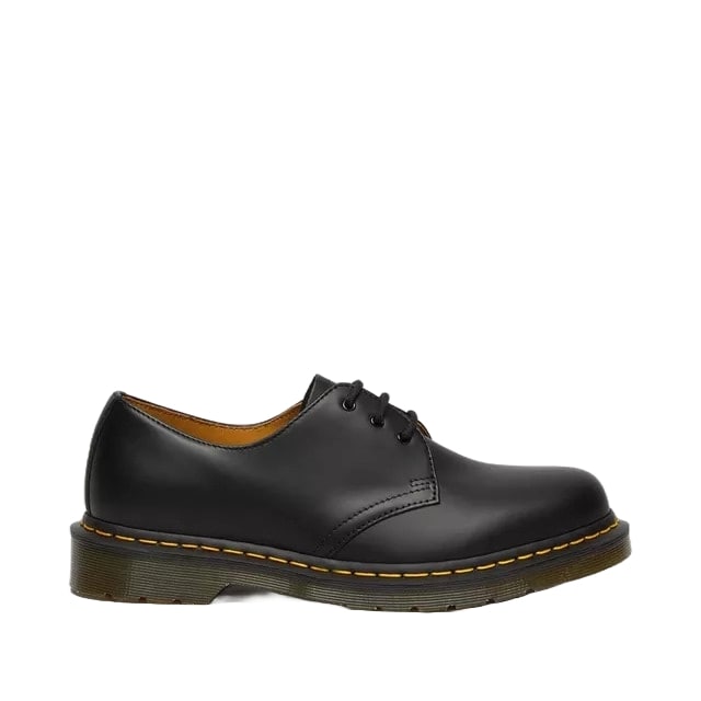 Dr Martens Stringata 1461 Black smooth nera