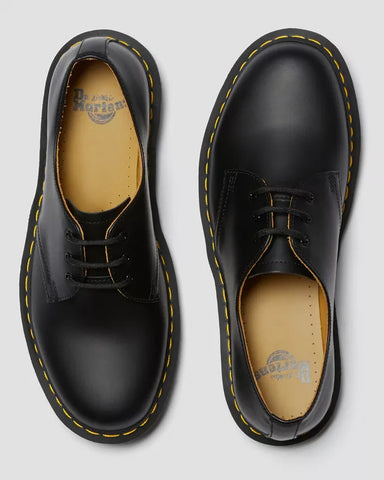 Dr Martens Schnürschuhe 1461 Schwarz glatt