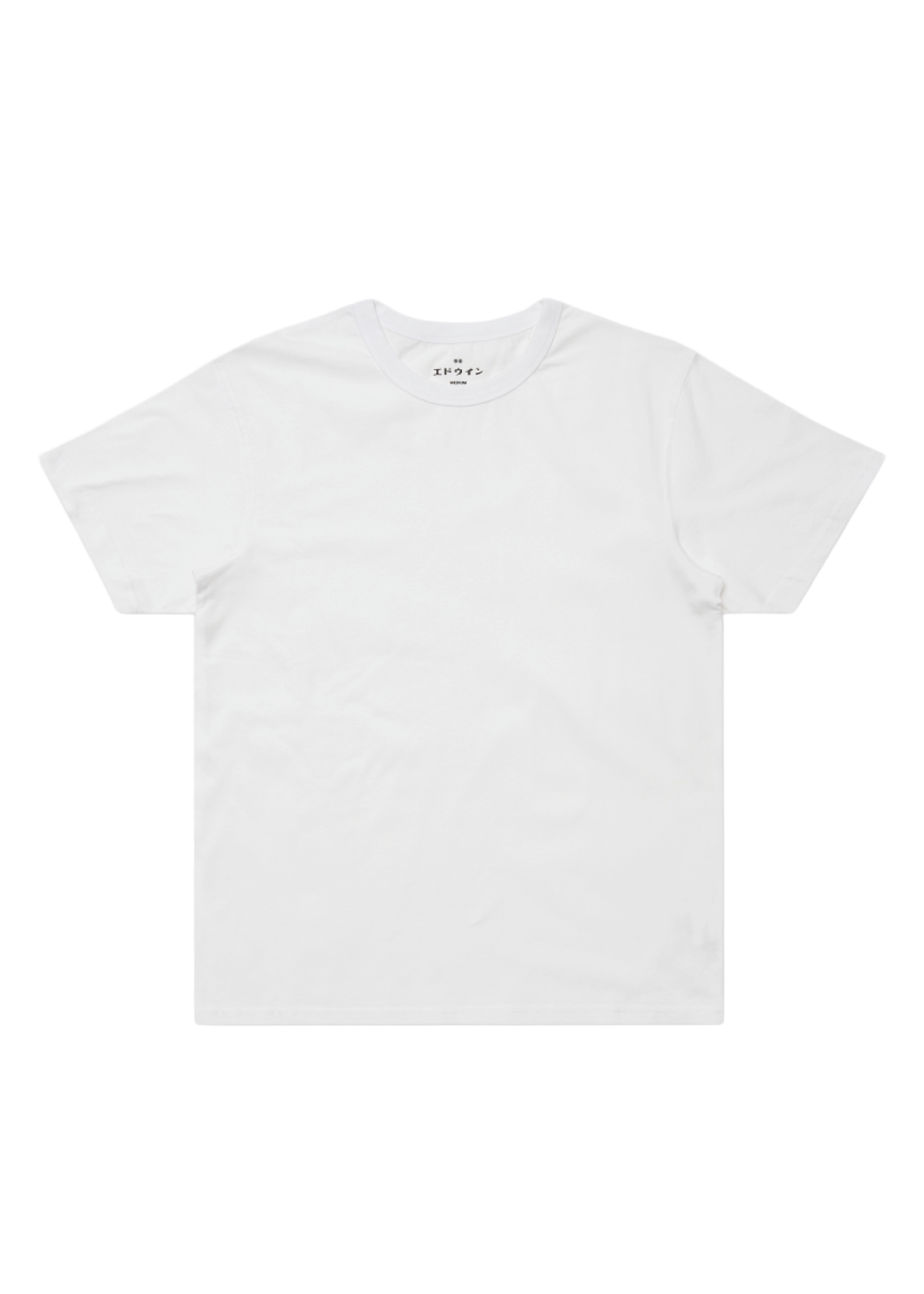 Edwin T-Shirt da uomo manica corta Regular Basic bianca