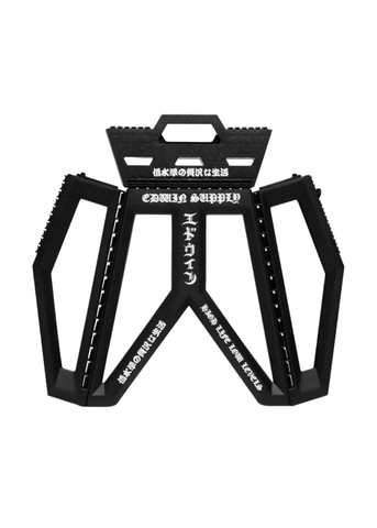 Edwin Sedia pieghevole Folding Stool nera