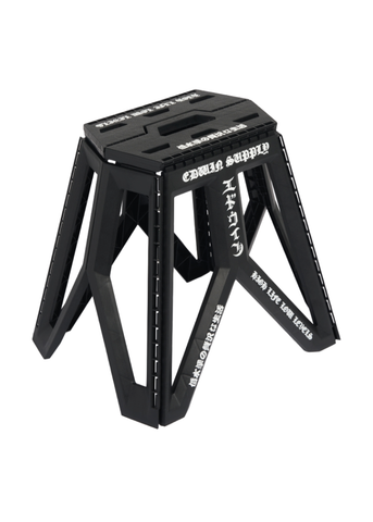 Edwin Sedia pieghevole Folding Stool nera