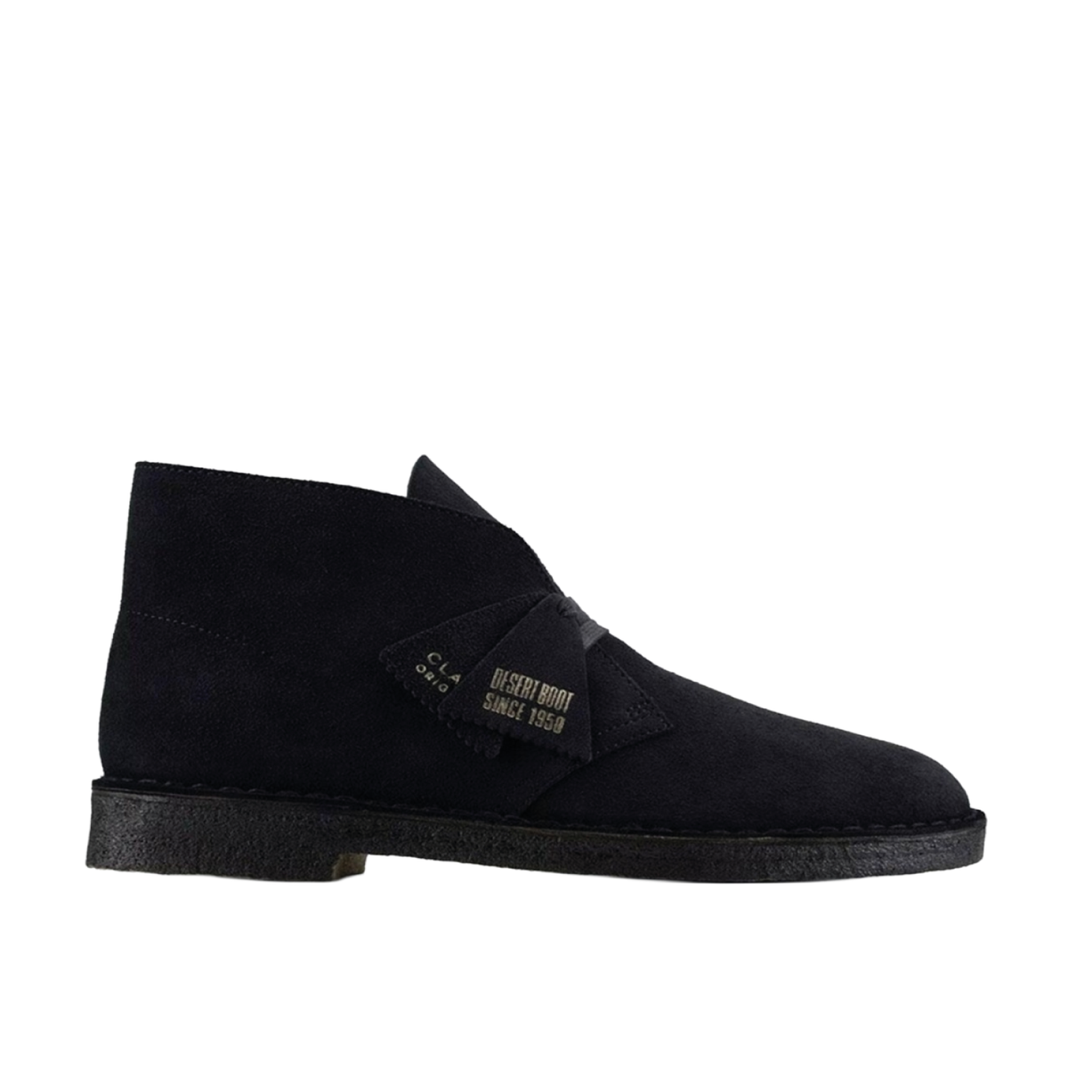 Clarks Polacchino in camoscio da uomo Desert Boot blu scuro