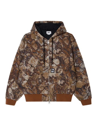 Obey Giacca da uomo camo Glen Zip Up