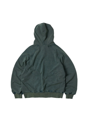 Frizmworks Felpa da uomo con cappuccio Og Vintage Dyeing verde
