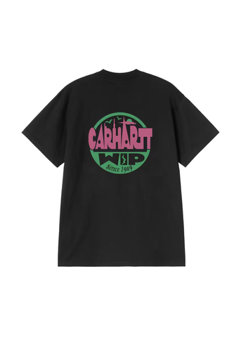 Carhartt Wip T-Shirt da uomo manica corta Luggage Label nera