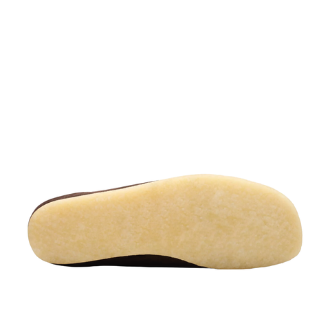 Clarks Scarpa in pelle scamosciata da uomo Wallabee marrone scuro