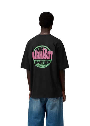 Carhartt Wip T-Shirt da uomo manica corta Luggage Label nera