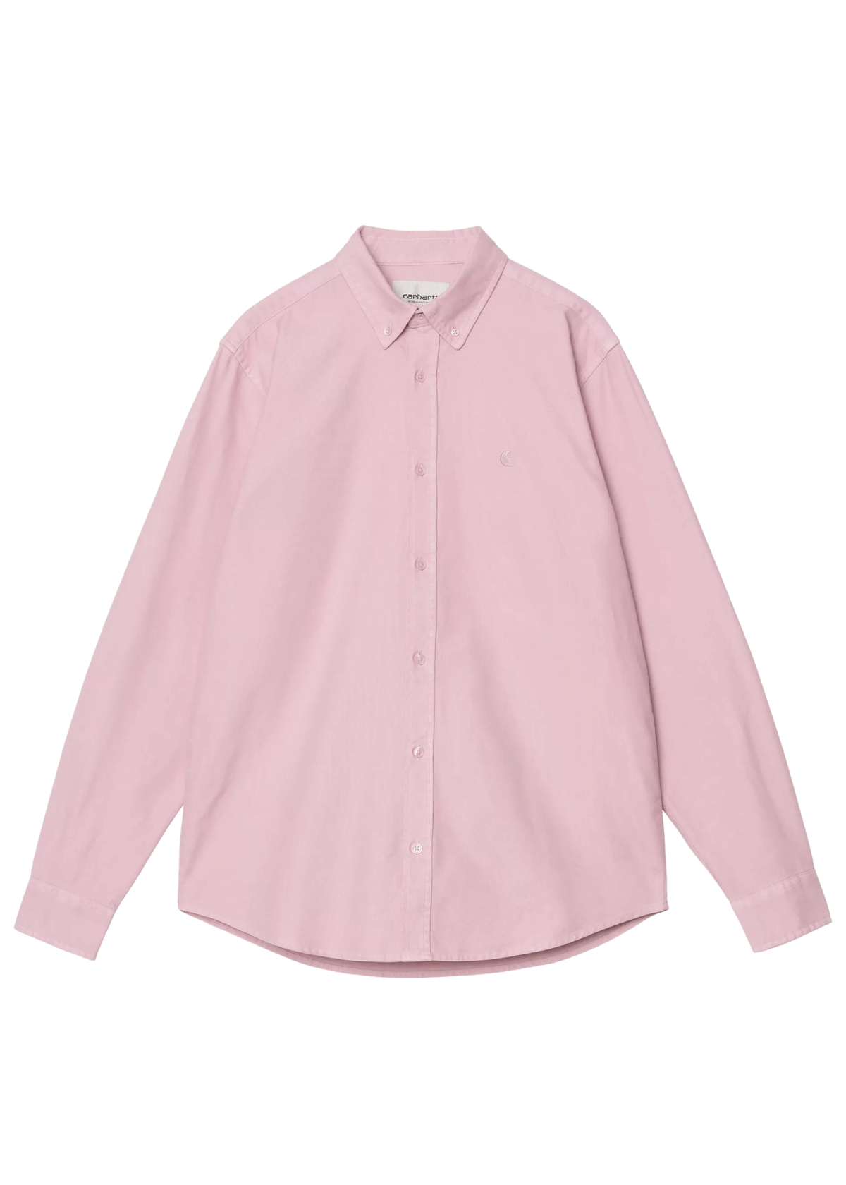 Carhartt Wip Camicia da uomo in cotone Oxford Bolton rosa
