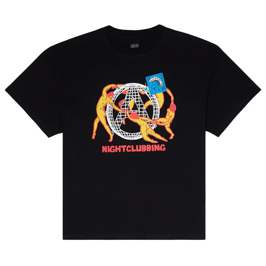 Pas De Mer T-Shirt da uomo manica corta Nightclubbing Nera