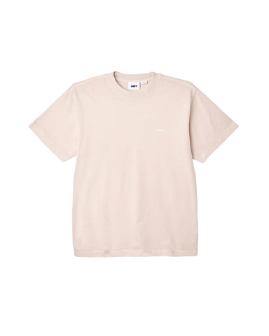 Obey Lowercase Men's T-Shirt Pink