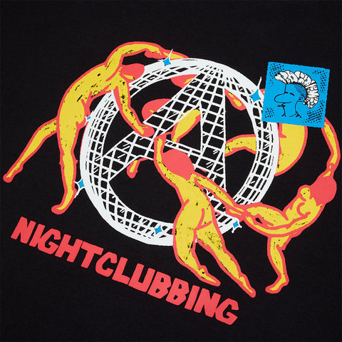 Pas De Mer T-Shirt da uomo manica corta Nightclubbing Nera