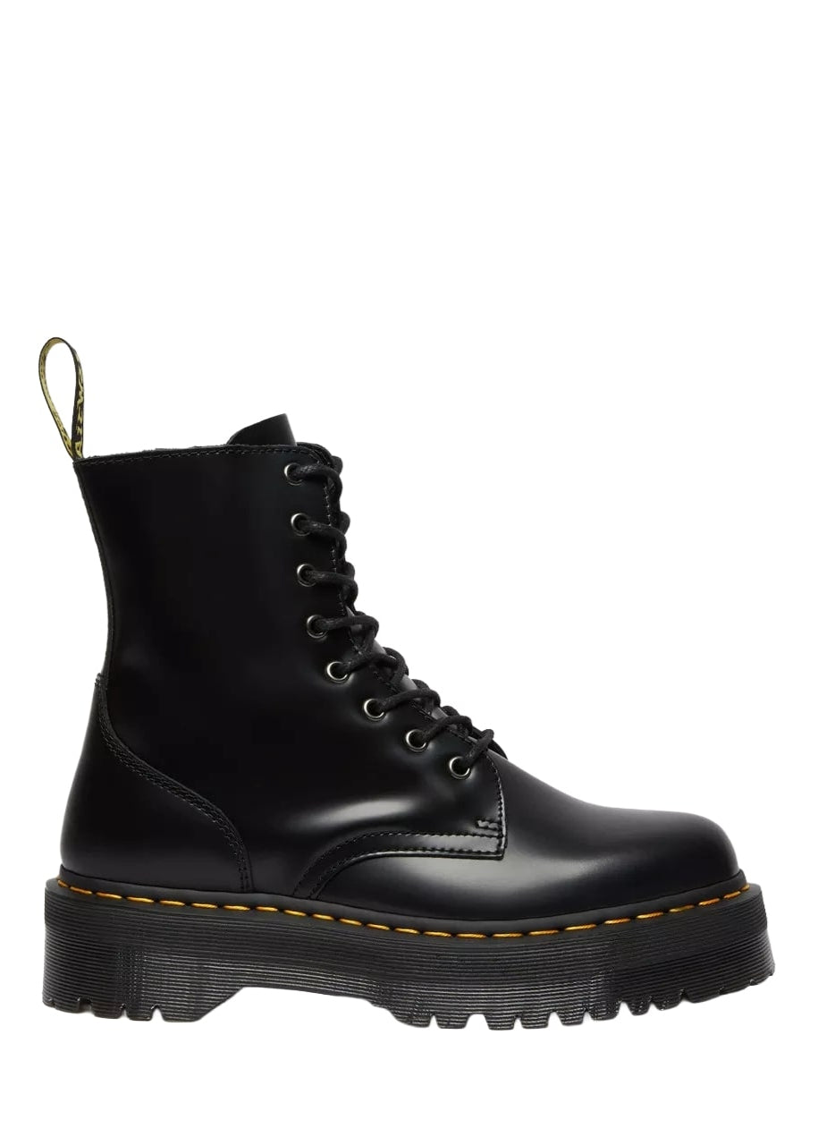 Dr. Martens Anfibi da donna platform in pelle Jadon neri
