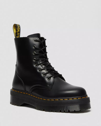 Dr. Martens Anfibi da donna platform in pelle Jadon neri
