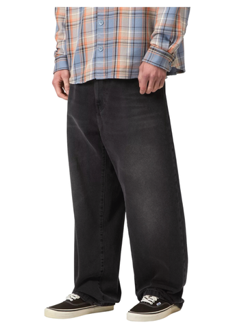 Carhartt Wip Jeans largo da uomo Landon nero lavato